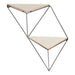 Double Triangular Shelf 47cm - Kozeenest