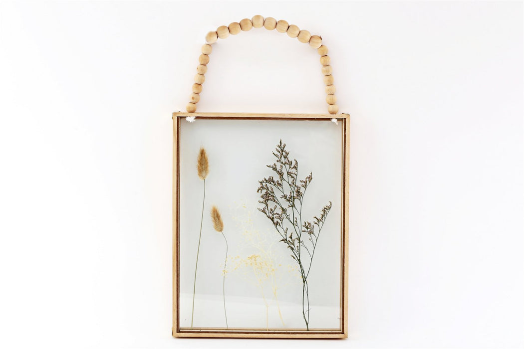 Dried Wildflower Wall Hanging Picture - Kozeenest