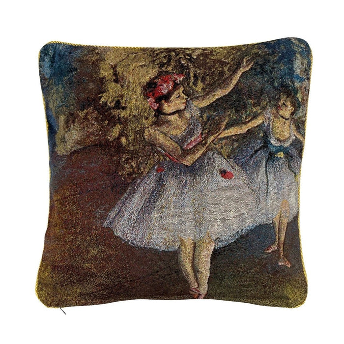 E.Degas Two Dancers on a Stage - Cushion Cover Art 45cm*45cm - Kozeenest