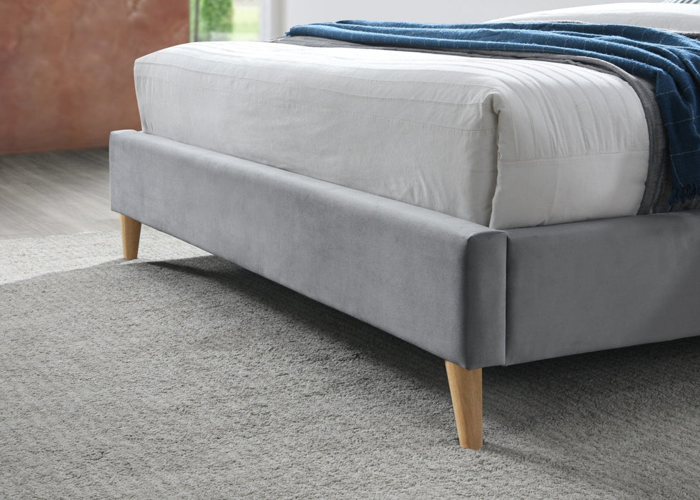 Elm Double Bed Grey-4