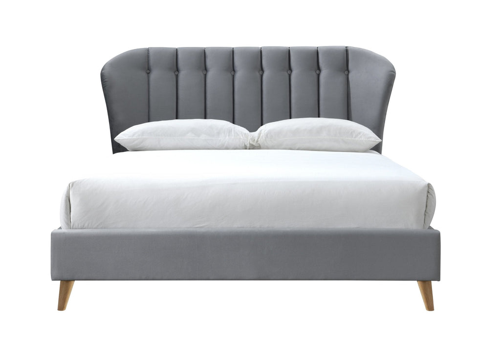 Elm Double Bed Grey-5