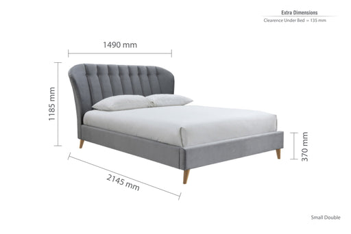 Elm Small Double Bed-1