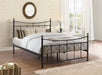 Emily Small Double Bed Black-0