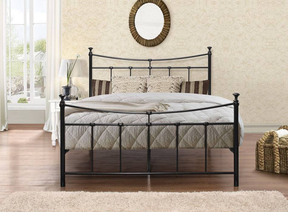 Emily Small Double Bed Black-2