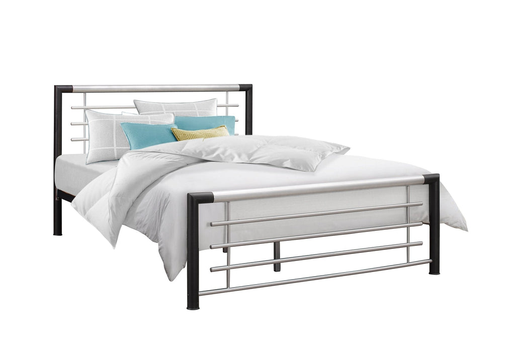 Faro Small Double Bed Silver-3