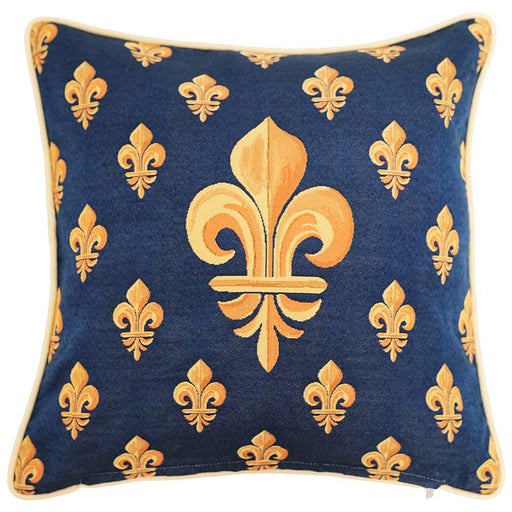 Fleur de lis Blue - Cushion Cover 45cm*45cm - Kozeenest