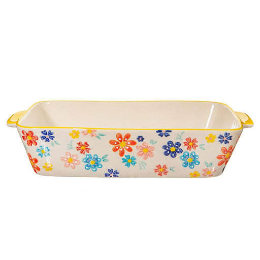 Folk Floral Serving Dish - Kozeenest