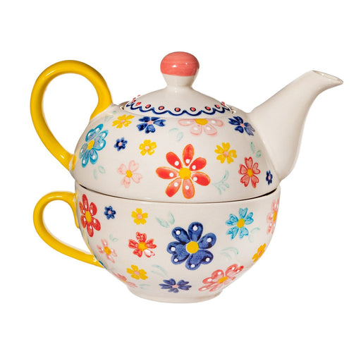 Folk Floral Tea for One - Kozeenest