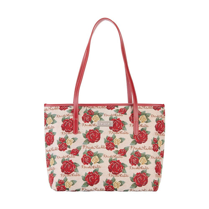 Frida Kahlo Rose - College Bag - Kozeenest