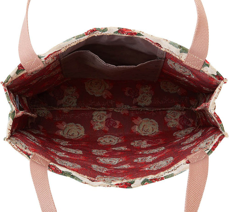 Frida Kahlo Rose - Gusset Bag - Kozeenest