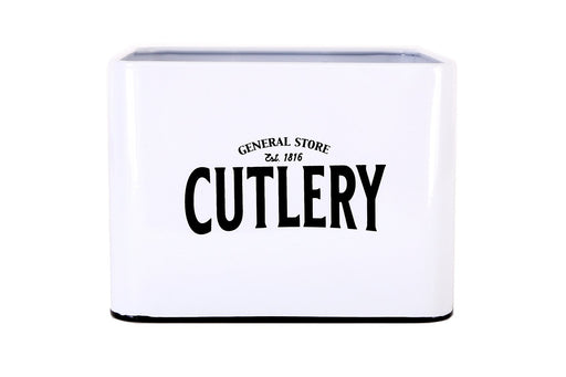 General Store Metal Cutlery Box 18x16cm - Kozeenest