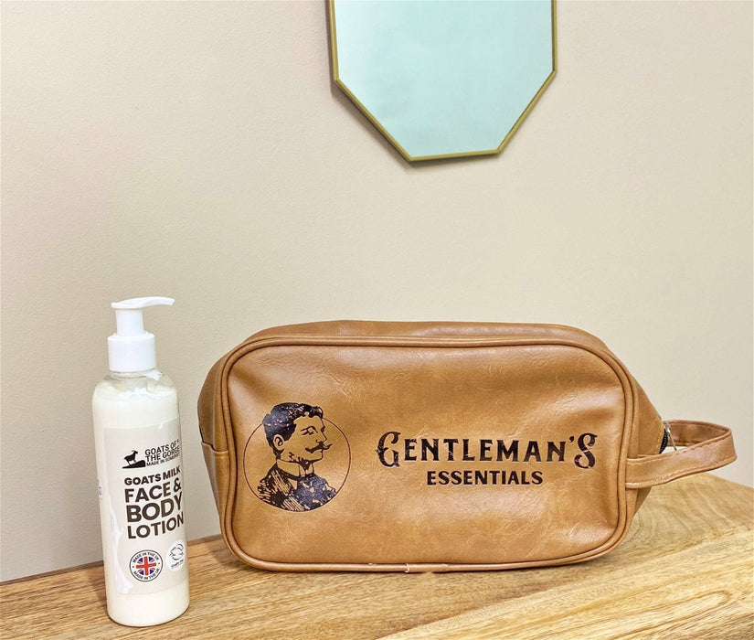 Gentlemans Toiletry Bag with Carrying Loop - Kozeenest