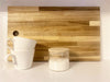 Glass Jar With Bamboo Lid 8cm - Kozeenest