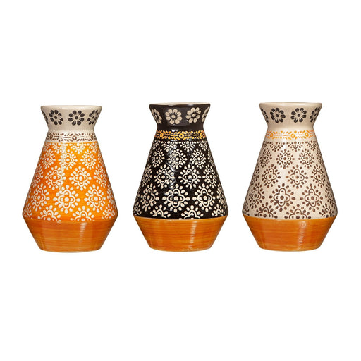 Global Craft Mini Vases - Set of 3 - Kozeenest