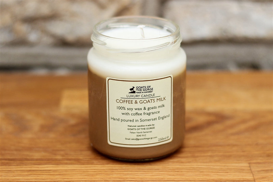 Goats Milk Coffee Candle - Kozeenest