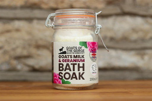 Goats Milk Geranium Bath Soak - Kozeenest