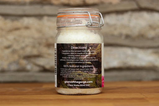 Goats Milk Geranium Bath Soak - Kozeenest