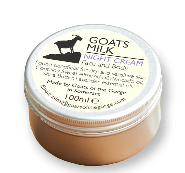 Goats Milk Night Cream 100ml - Kozeenest