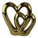 Gold Double Heart Ornament, 15cm. - Kozeenest