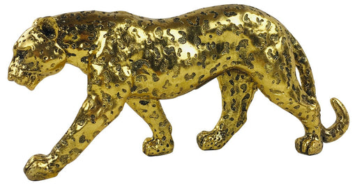 Gold Glitter Effect Leopard 40cm - Kozeenest