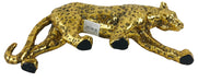 Gold Glitter Effect Leopard 40cm - Kozeenest