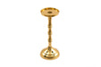 Gold Pillar Candlestick Medium - Kozeenest