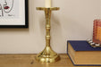 Gold Pillar Candlestick Small - Kozeenest