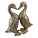 Gold Resin Kissing Ducks Heart Ornament - Kozeenest