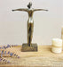 Gold Standing Couple Statue - Kozeenest