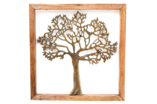 Gold Tree Of Life In Wooden Frame - Kozeenest