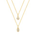 Divine Star Gold plated sterling silver Necklace-1