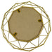 Golden Geometric Style Wire Bowl - Kozeenest