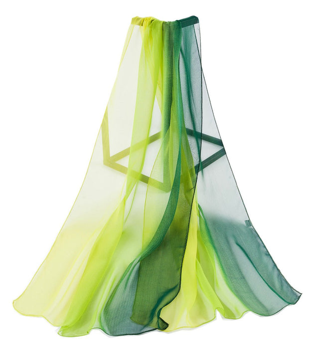 Green - Multi Chiffon - Kozeenest