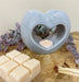 Grey Heart Oil or Wax Warmer - Kozeenest