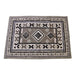 Grey Patterned & Tufted Rug, 60x90cm - Kozeenest