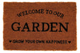 Grow Your Own Happiness Potting Shed Doormat - Kozeenest