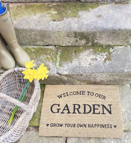 Grow Your Own Happiness Potting Shed Doormat - Kozeenest