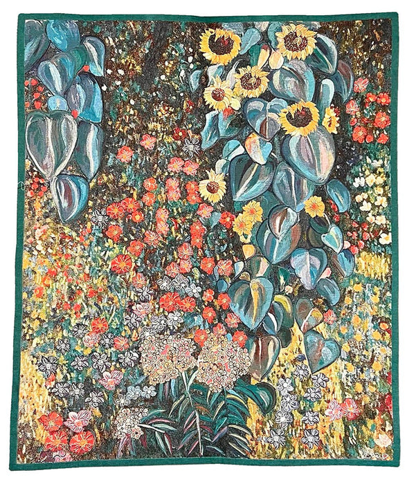 Gustav Klimt Country Garden - Wall Hanging 119cm x 140cm (70 rod) - Kozeenest