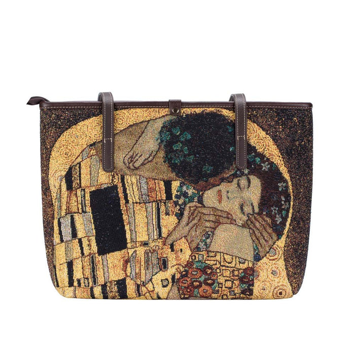 Gustav Klimt Gold Kiss - College Bag - Kozeenest