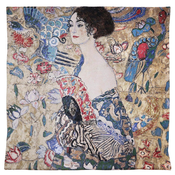 Gustav Klimt Lady with Fan - Wall Hanging in 2 sizes - Kozeenest