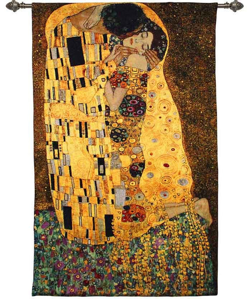 Gustav Klimt The Kiss - Wall Hanging 90cm x 138cm (70 rod) - Kozeenest