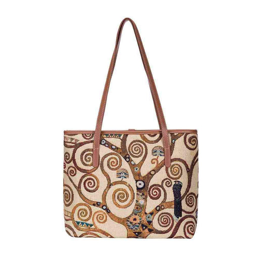 Gustav Klimt Tree of Life - College Bag - Kozeenest