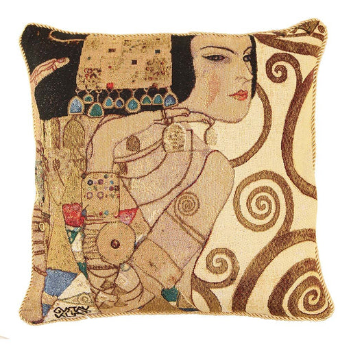 Gustav Klimt Tree of Life Lady - Cushion Cover Art 45cm*45cm - Kozeenest