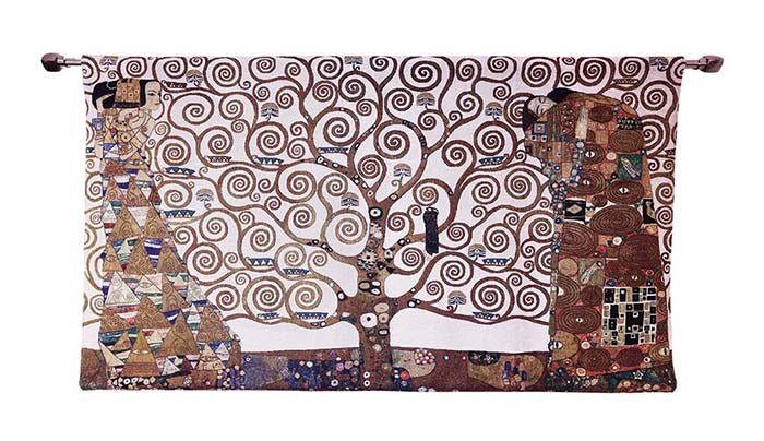 Gustav Klimt Tree of Life Whole - Wall Hanging with 2 sizes - Kozeenest