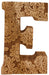 Hand Carved Wooden Flower Letter E - Kozeenest