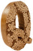 Hand Carved Wooden Flower Letter Q - Kozeenest