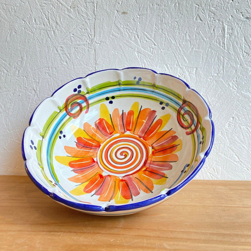 Handcrafted Amalfi Ceramic Salad Bowl by Giovanni SolArt - Kozeenest