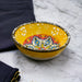 Handmade Ceramic Bowl Mexican Yellow 8cm - Kozeenest