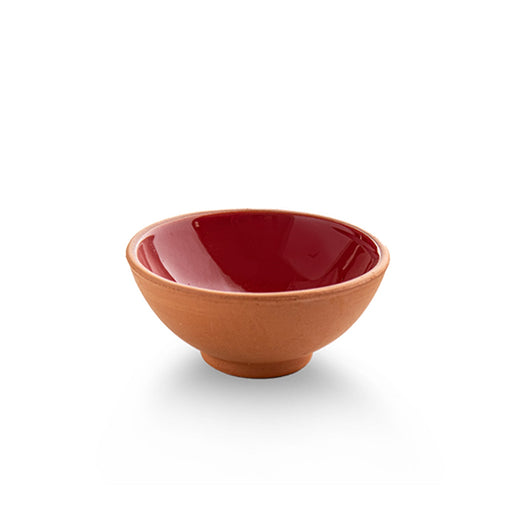 Handmade Ceramic Bowl Moroccan Red 8cm - Kozeenest