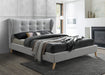 Harper Double Bed Grey-0